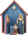 Jim Shore 'Blessed Bethlehem' Nativity 4 Piece Set (15cm)