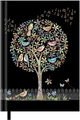 Kiub A5 Liniertes Hardcover Notizbuch Jewels Arbre Oiseaux