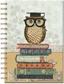 Kiub A5 Liniertes Hardcover Spiral Notizbuch Amys Chouette Sur Livre