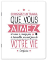 Kiub A5 Liniertes Softcover Notizbuch Choisissez Un Travail
