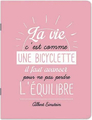 Kiub A5 Liniertes Softcover Notizbuch La Vie
