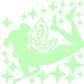 Ambiance Sticker Glow-in-the-Dark Fairy and Stars A432
