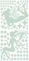 Ambiance Sticker Glow-in-the-Dark Fairy and Stars - Double Pack (102 stickers)