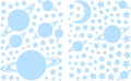 Ambiance Sticker Glow-in-the-Dark Universe (150 stickers)