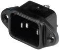 Euro-Einbaustecker AAC-150J (2pol + PE 10 A)