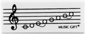 Music Gift Eraser Music: Diatonic