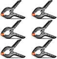 Heavy Duty Muslin Spring Clamps Clips / for Photo Studio Backdrops Backgrounds Woodworking (11cm/6-pack)