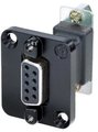 D-Sub Feedthrough 9P Black F-F NADB9FF-B