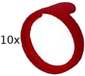 PXR - Set of 10 (red)