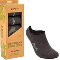 Pandoo Bamboo Invisible Socks | 39-42 Grey (6 pairs)