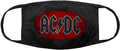 Rock Off AC/DC Face Mask: Oval Logo Vintage