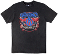 Aerosmith Unisex Stone Wash T-Shirt: Rainbow Spade (size M)