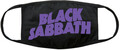 Rock Off Black Sabbath Face Mask Wavy Logo