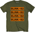 Blink-182 Unisex T-Shirt Log Repeat (size S)