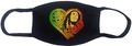 Rock Off Bob Marley Face Mask: One Love Heart