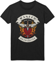 Bon Jovi Unisex T-Shirt: Wanted Flames (size XL)