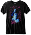 Janis Joplin Unisex T-Shirt: Floral Frame (size L)
