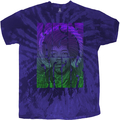Jimi Hendrix Unisex T-Shirt: Swirly Text (size S)