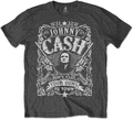 Johnny Cash Unisex Cotton T-Shirt: Don't take your guns to town (size XL)