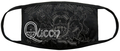 Rock Off Queen Face Mask: Logo (black)