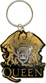 Rock Off Queen Keychain Gold Crest
