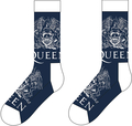 Rock Off Queen Unisex Ankle Socks White Crests (40-46) Socks
