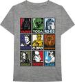 Star Wars Unisex Tee: Character Squares (size S)