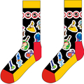 Rock Off The Beatles Unisex Ankle Socks Portholes & Characters (40-46)