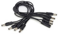 Flat Daisy Chain Cable (8 outputs, straight)