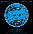 Brass Round-Wound Acoustic Guitar Strings / GBA-010 (Light / 010-048)