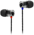 E10 In Ear Isolating Earphones (black & silver)