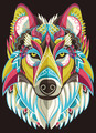Tsvetnoy Colourful Wolf (30x40 cm)