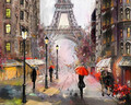 Tsvetnoy Paris in the Rain (40x50 cm)