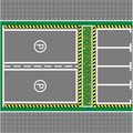 Wange 8815 Baseplate Parkfläche (32x32 Noppen)