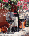 Winnie's Picks Carnations, Good Wine and Sunbeams (40x50 cm)