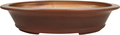 Oval Bonsai Pot (brown)