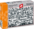 carta.media Schweizer Scherenschnitt - Puzzle (1000 pieces)