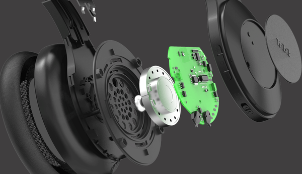 Tecnologia exclusiva de cancelamento de ruído híbrido