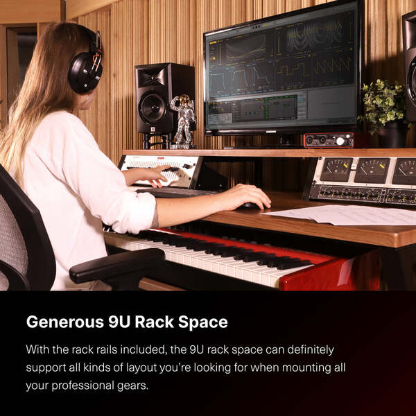 Generous 9U Rack Space