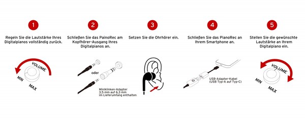 Facile configurazione: basta collegare il pianoforte digitale allo smartphone