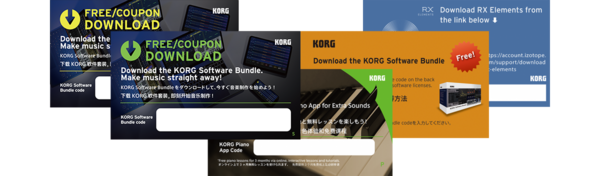 Gamme complète de logiciels de musique puissants fournis gratuitement