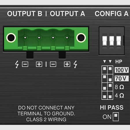 Output Configuration