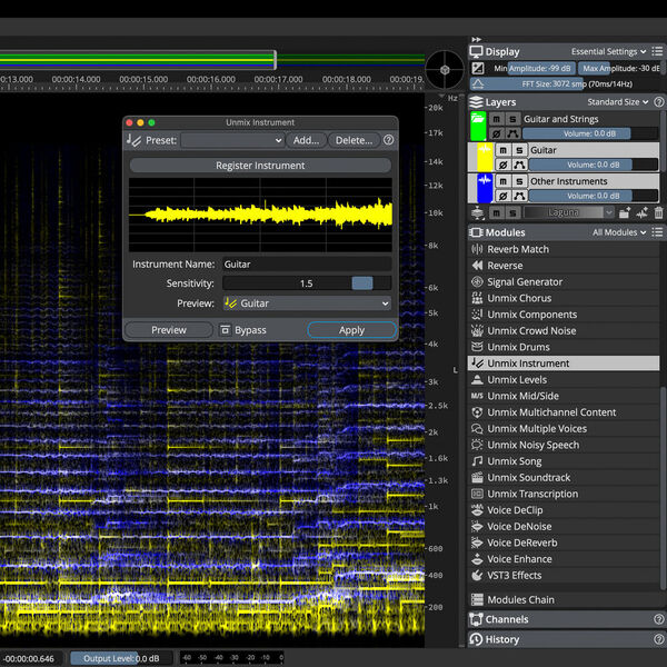 New Unmix Instrument Module