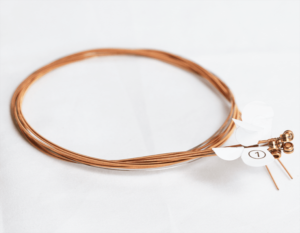 Strapazierfähige und reaktionsschnelle 1-2 runde Stahldraht-Folk-Gitarrensaiten für einen hellen, kl